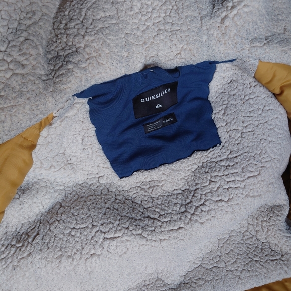 Quiksilver Ferris jacket / short parka blue M - Picture 10 of 14